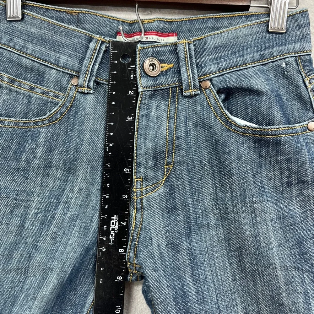Tommy Hilfiger Straight Leg Jeans Boys 26x26* Blue Denim Medium Wash Flap Pocket